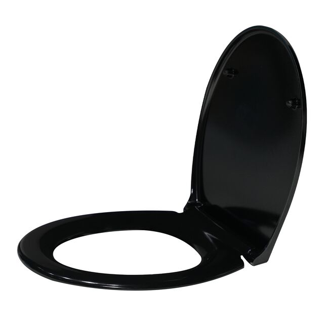Black Soft Close Toilet Seat