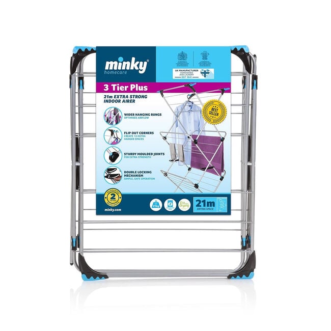 Minky 3-Tier Plus Airer - 21m