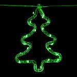 10 Green Christmas Tree Curtain Lights