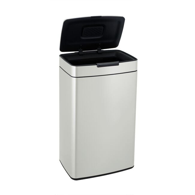NORDHAUS 40L BEIGE RECTANGLE PUSH Bin