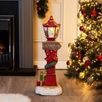Christmas Lamp Post Light Up Porch Decoration