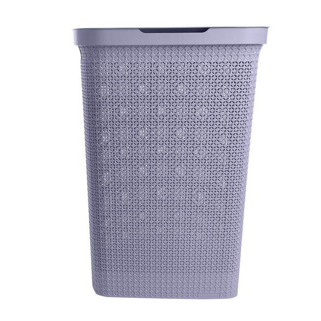 EZY STORAGE MODE 57L LILAC Laundry Hamper