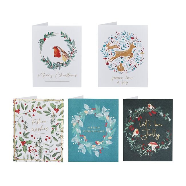 40 Festive Gift Christmas Cards