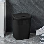 Black Knit Laundry Hamper