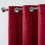TRIANGLE STITCH BURGUNDY 66X54 Curtain