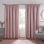 P/PLEAT BLACKOUT THERMAL TEXTURED ROSE 66x54 Ctn