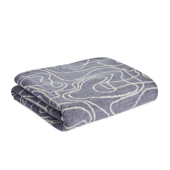 LUCIEN SLATE 100x150 Bath Sheet