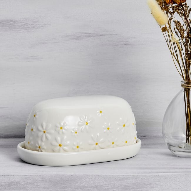 Prince & Kensington Daisy Butter Dish
