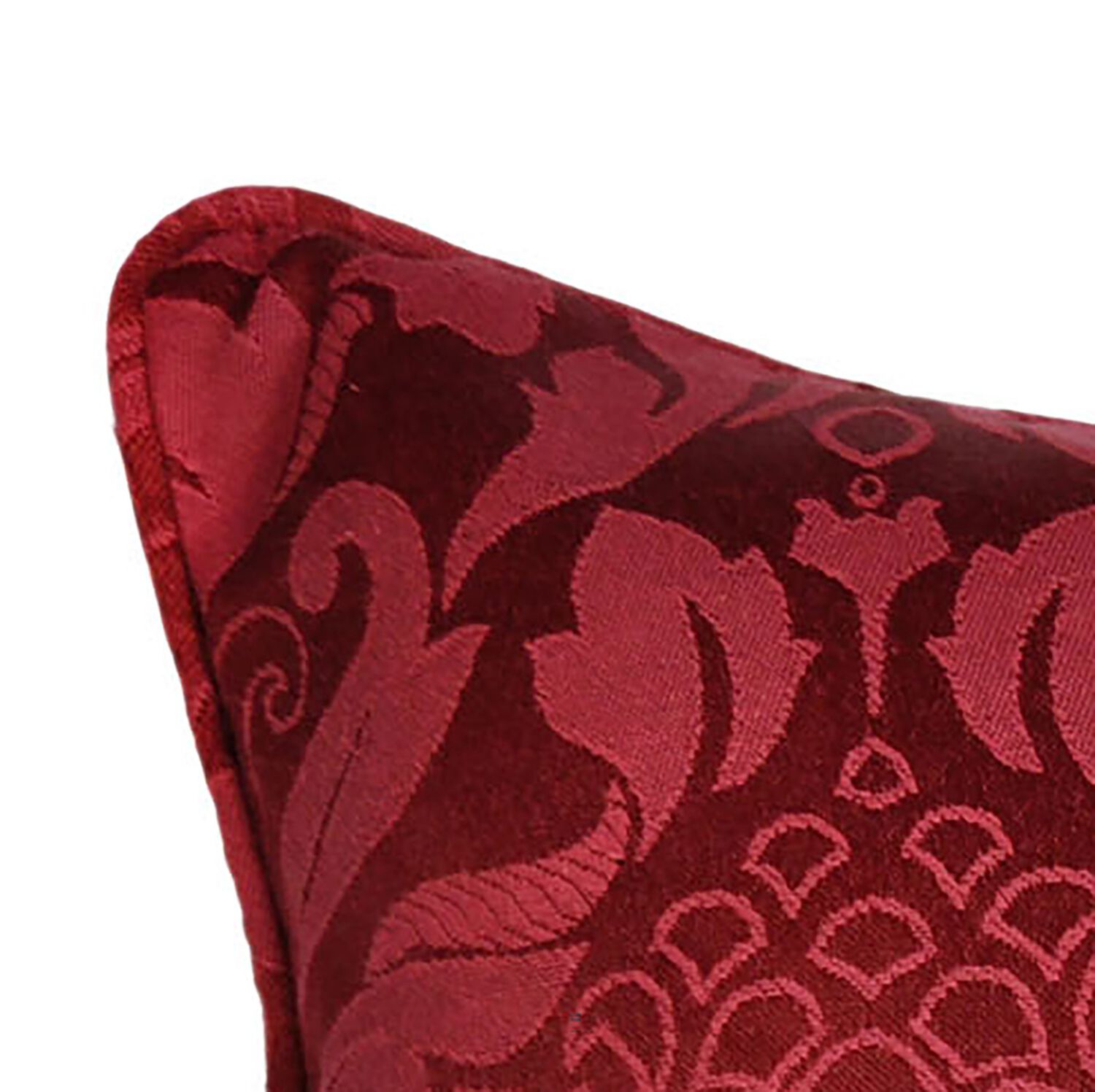 Eastbourne Cushion 43cm x 43cm Burgundy Home Store + More