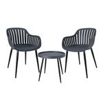 RAVELLO Bistro Set - Black