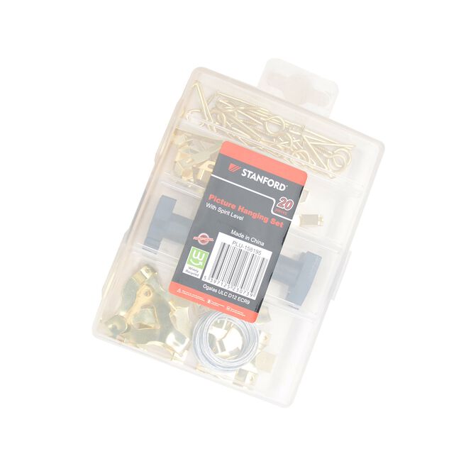20 Piece Picture Hanging Kit