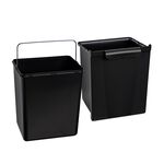 34L Stacked Double Recycling Kitchen Bin