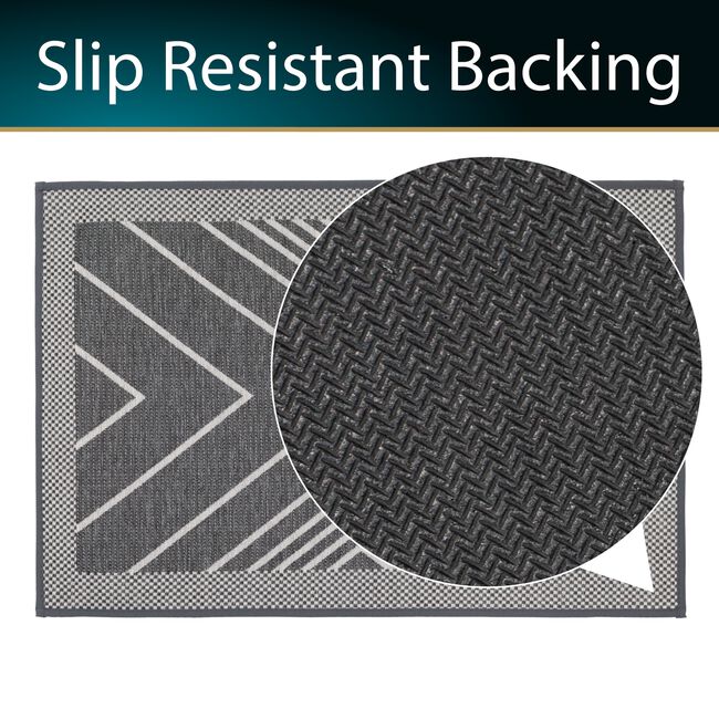 JVL Expression Stripes Door Mat 50cm x 75cm