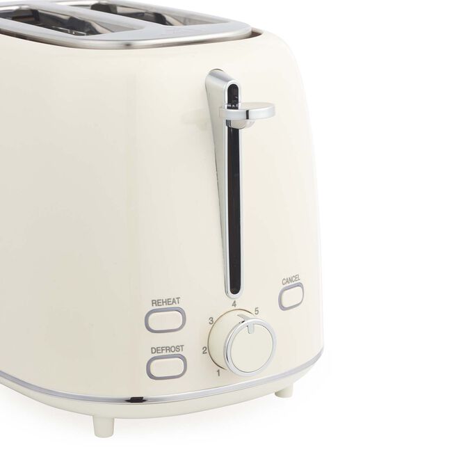SALTER RETRO CREAM 2 Slice Toaster