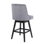 CHELSEA BARSTOOL Velvet Grey 
