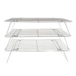 Apollo Chrome Stackable Cake Racks 3 Pack