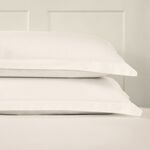 OXFORD PILLOWCASE PAIR 400 Threadcount Bamboo/Cotton White