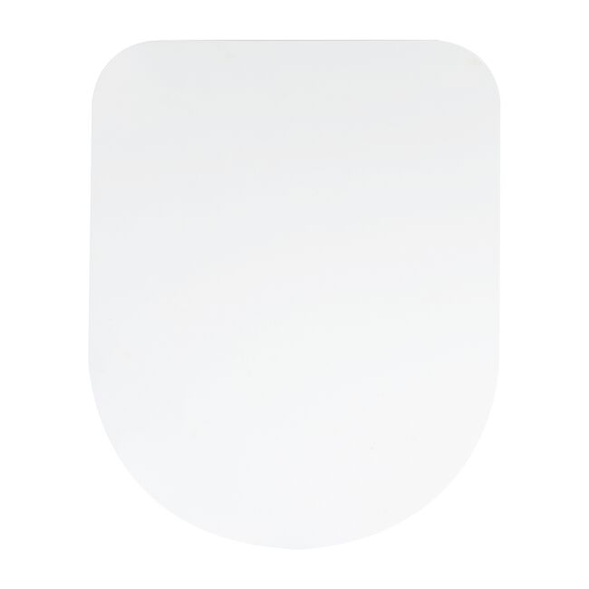 White Wrap Over Soft Close Toilet Seat