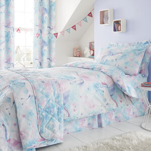 Same day delivery 7 days a week £3.95, or fast store collection. mystical unicorn duvet set multi 085306