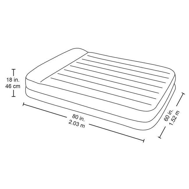 BESTWAY Indoor Tritech Air Mattress - Double