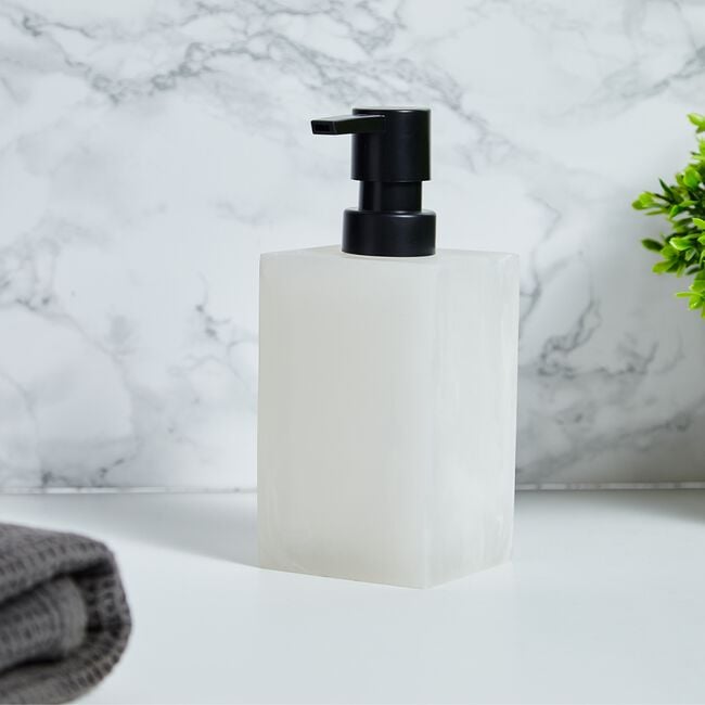 SALERNO SOAP DISPENSER White