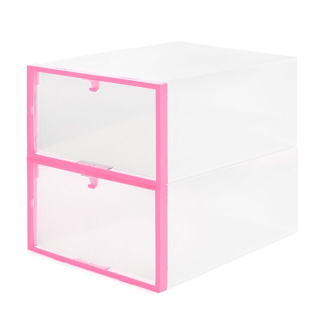 Lady's Shoe Box 2 Pack Pink
