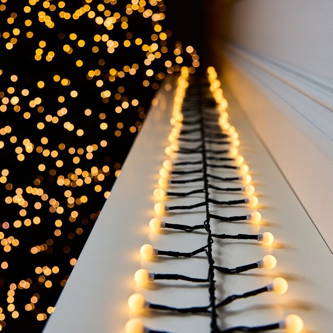 500 Warm White LED Berry Cluster Lights