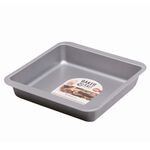 Baker & Salt Silver Brownie Cake Tin 23cm