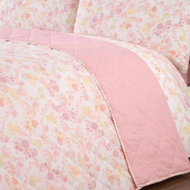 Poppie Bedspread 200cm x 220cm - Pink