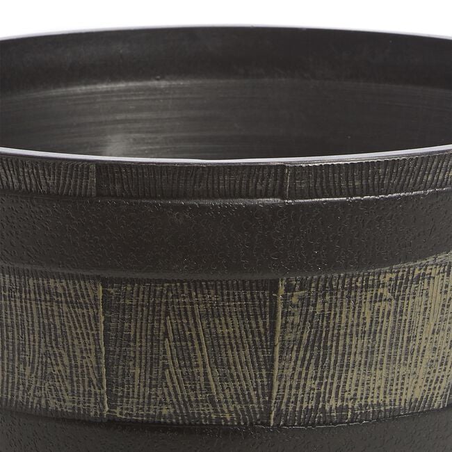 Antique Style Half Barrel Planter 