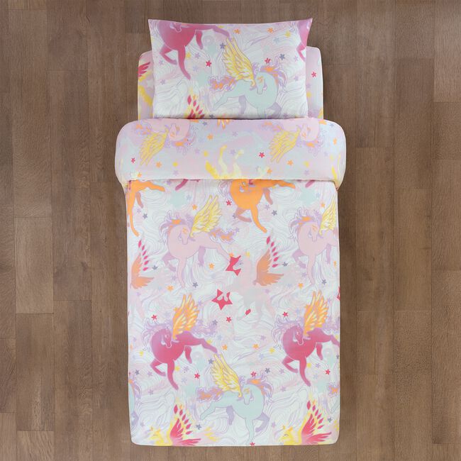 JUNIOR BED DUVET COVER Unicorn SkyCity