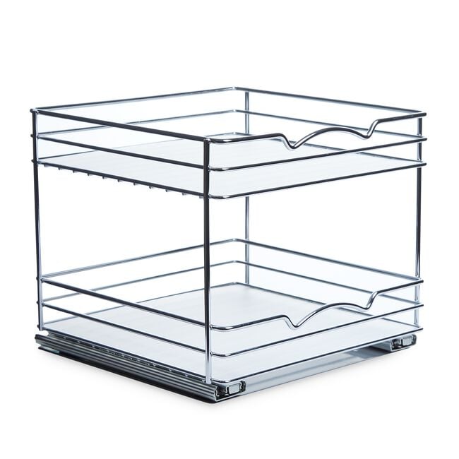 Storage Master Pull-Out 2-Tier Cabinet Organiser 