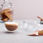 Judge 2 Double Wall 250ml Glass Coffee Cup