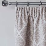 PENCIL PLEAT PEARL DOVE GREY 66x54 Curtain