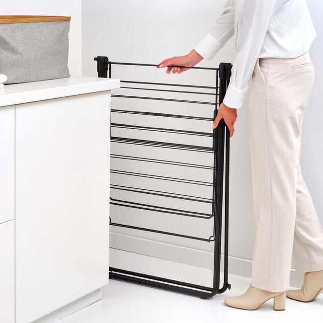 Brabantia 20m Drying Rack with Rod Black