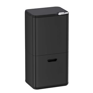 NORDHAUS 60L DOUBLE STACKED BLACK RECYCLING Bin