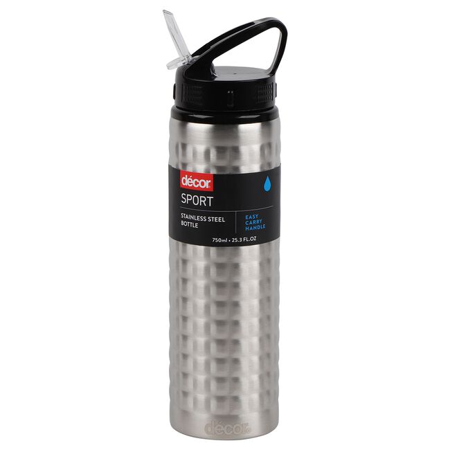 Decor Stippled 750ml Stainless Steel Water Bottle