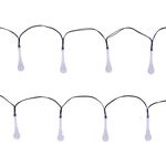 20 Waterdrop Solar String Lights