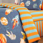 SINGLE DUVET COVER Space Stripes