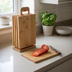 Fiesta Joy Bamboo Cutting Board Set