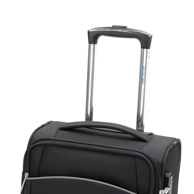 Cabin Bag Lightweight Luggage - Midnight Black