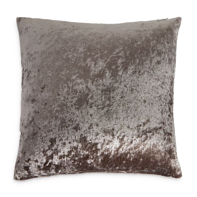 Velvet Crush Cushion Cover 2 Pk 45x45cm - Charcoal