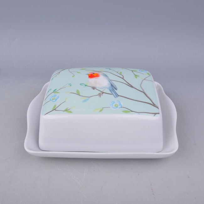 Millie & May Bird Butter Dish