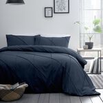 SINGLE DUVET COVER Serene Dart Navy
