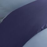 SUPERKING DUVET COVER Luxury Percale Air Force Blue/Navy