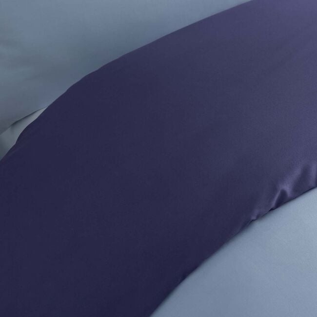 SUPERKING DUVET COVER Luxury Percale Air Force Blue/Navy