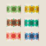 Orla Kiely Atomic Flower Placemats 6Pk