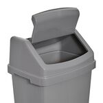 Casa Cool Grey Swing Bin 25 Litre