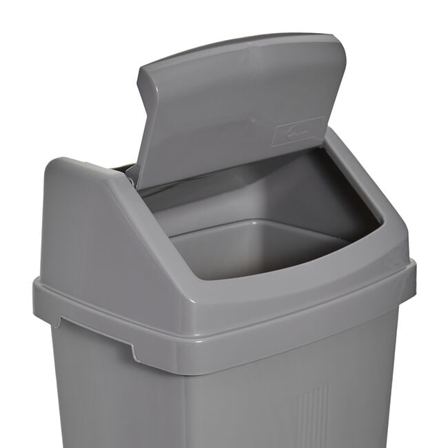 Casa Cool Grey Swing Bin 25 Litre
