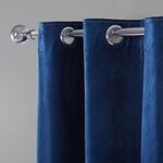 TRIANGLE STITCH NAVY 66X54 Curtain